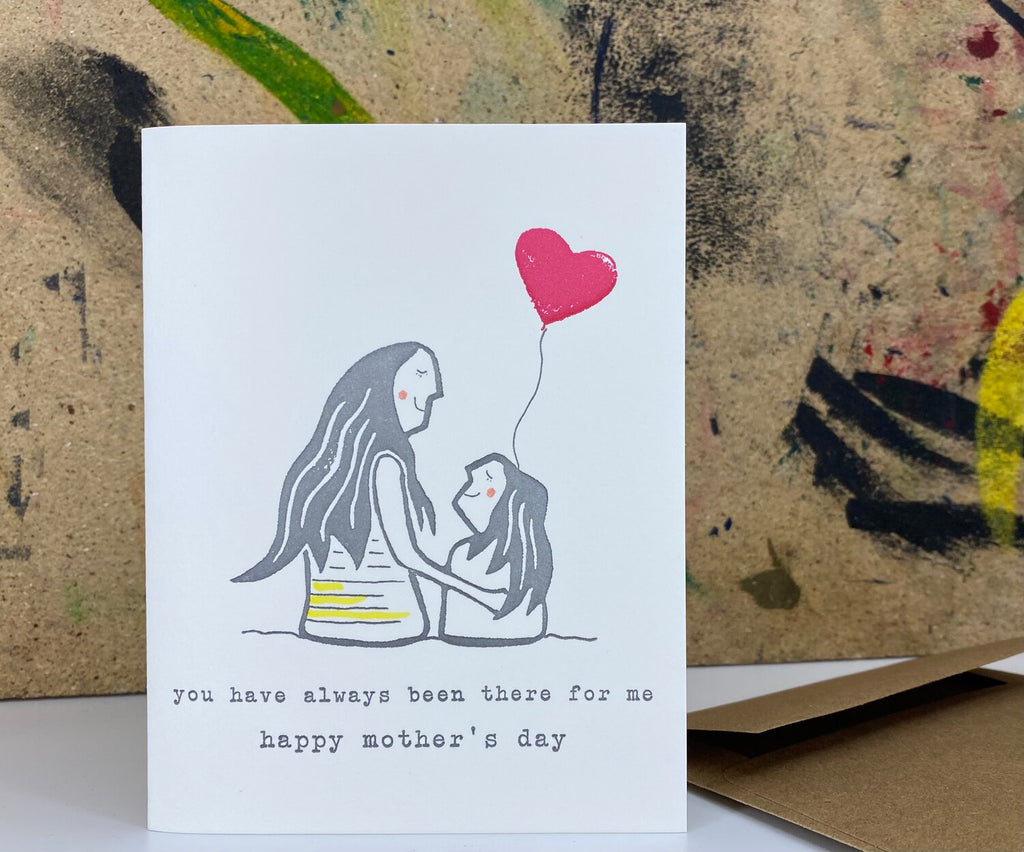 Happy mother's day - Linoprint / Letterpress