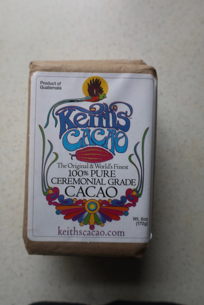 100% Pure Ceremonial Grade Cacao Keith's Cacao Mini Bricks