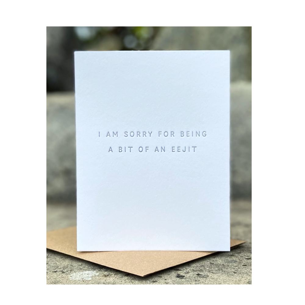 I Am Sorry For Being a Bit of An Eejit - Sweet Beat Sligo